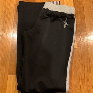 Baby phat black silver purple sweatpants s